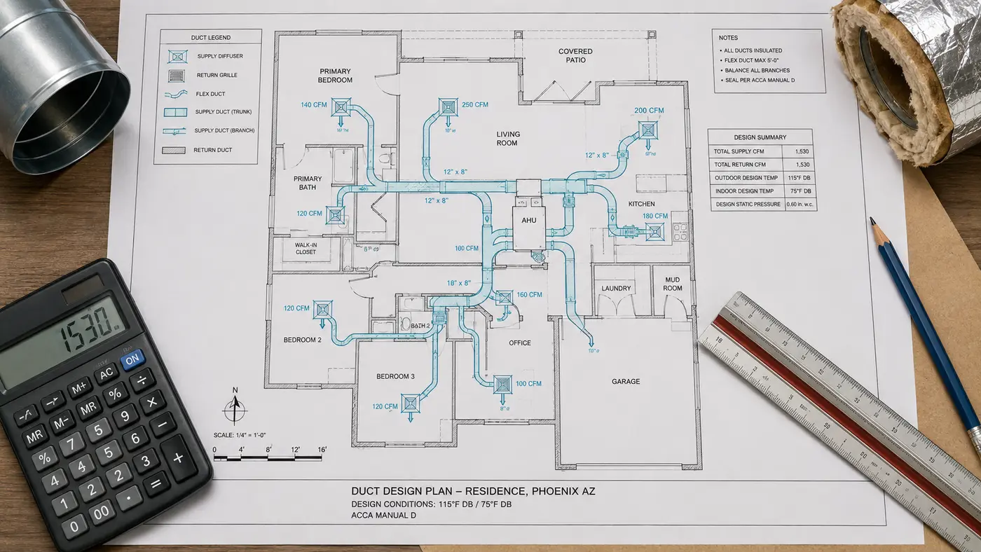Duct Design & Redesign — Bleuwave HVAC, Phoenix