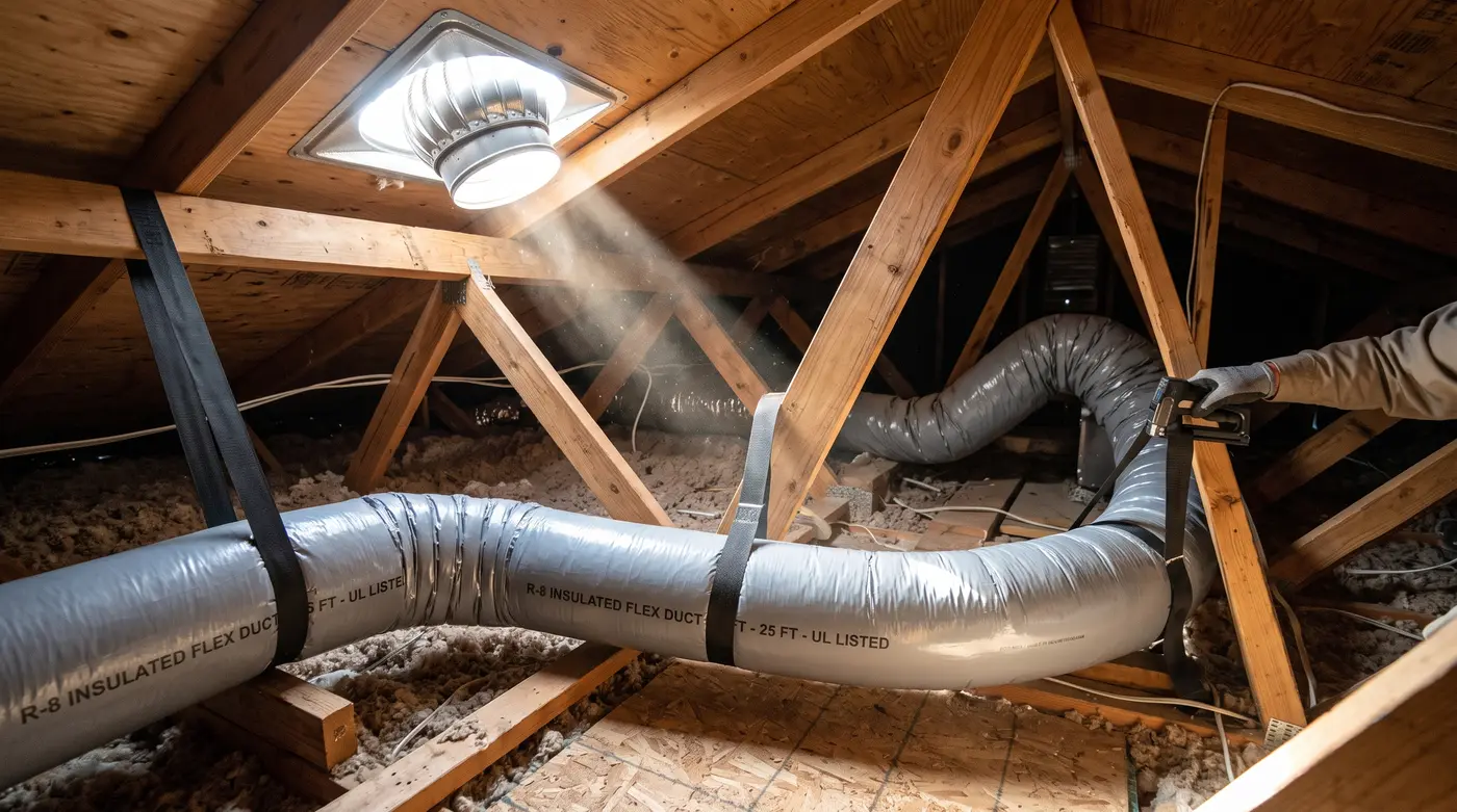 Flex Duct Replacement — Bleuwave HVAC, Phoenix