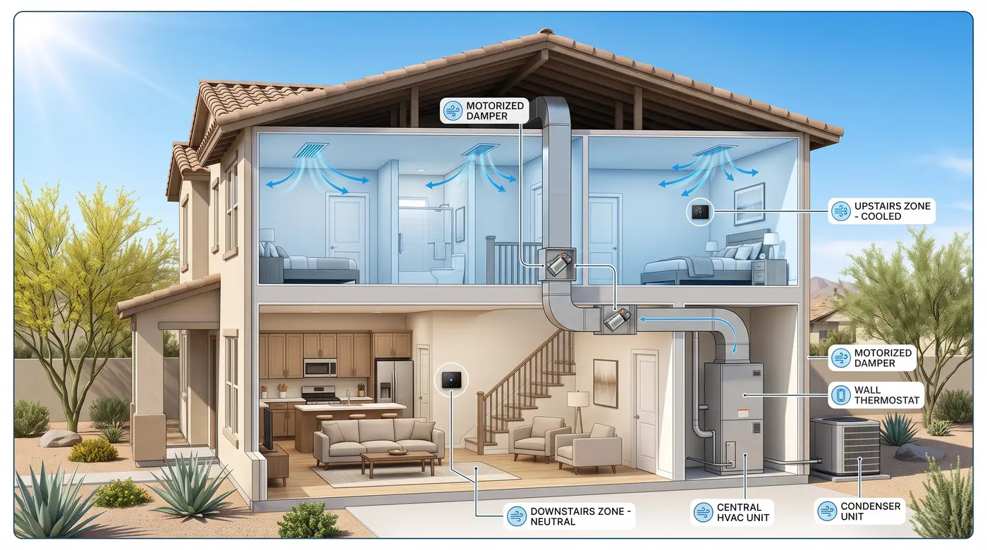 HVAC Zoning — Bleuwave HVAC, Phoenix