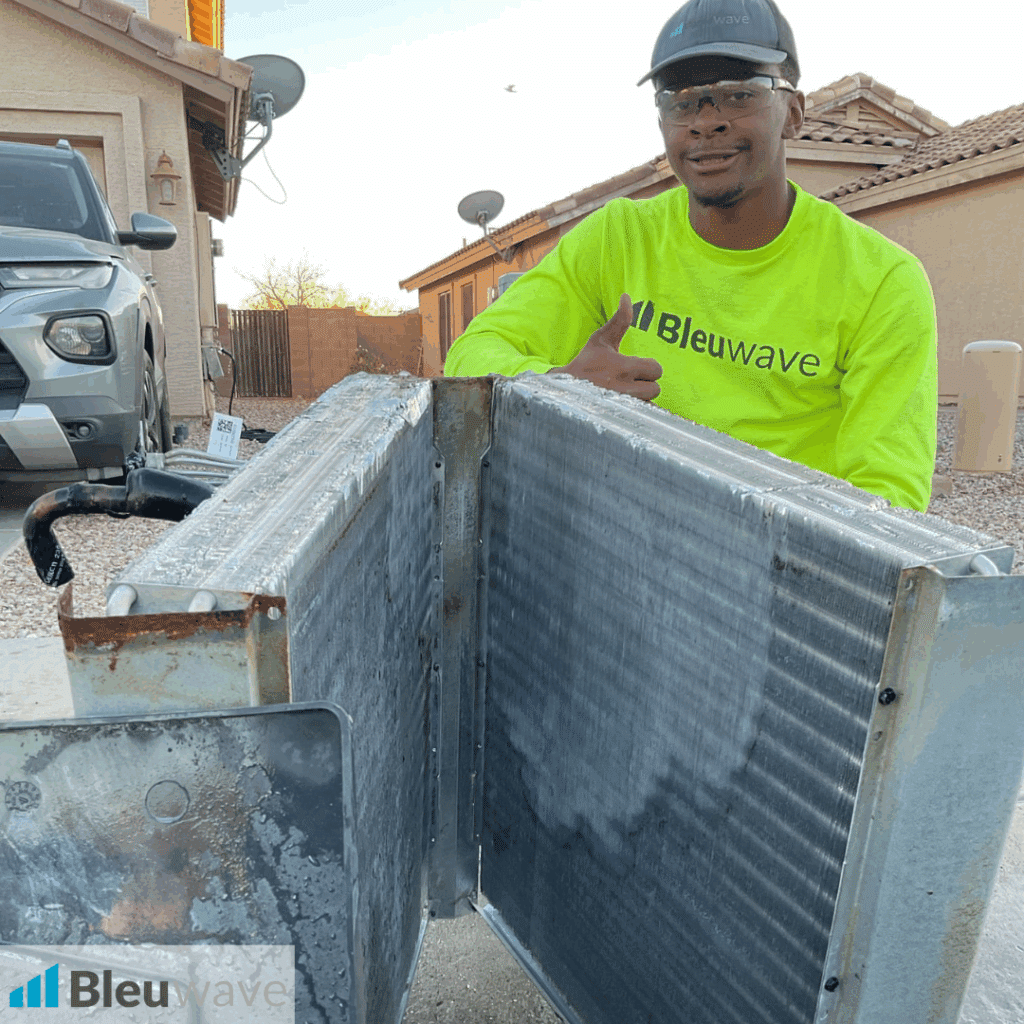 Clean AC Coil